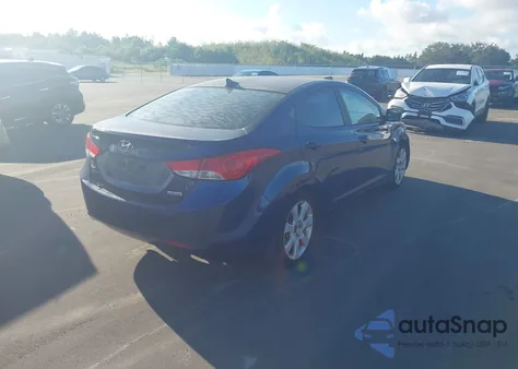 2013 Hyundai Elantra Limited из США, поврежденный, VIN KMHDH4AE8DU715372